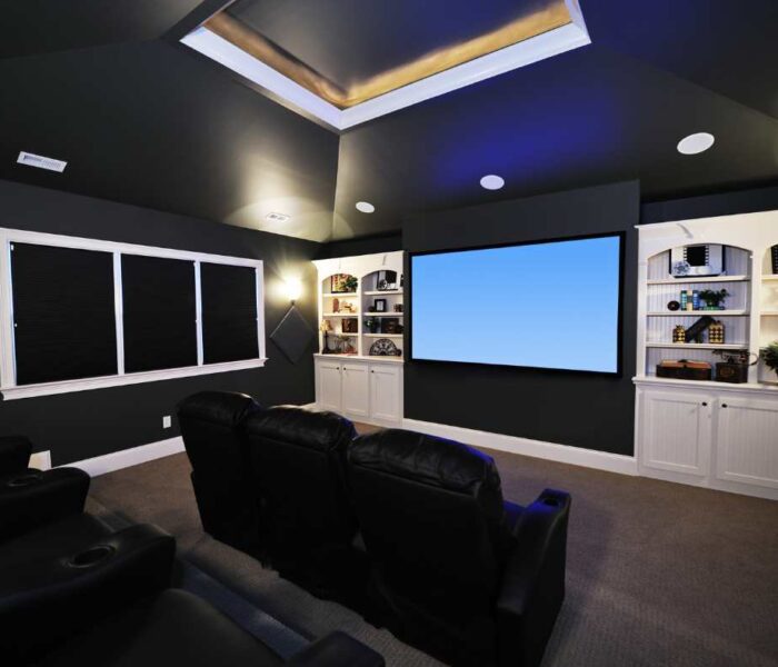 home theater set up